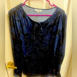 Tucker silk blouse